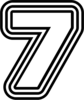 7 — изображение числа семь (картинка 7)