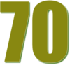70 — изображение числа семьдесят (картинка 3)