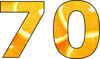 70 — изображение числа семьдесят (картинка 2)