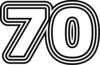 70 — изображение числа семьдесят (картинка 7)