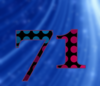 71 — изображение числа семьдесят один (картинка 5)