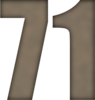 71 — изображение числа семьдесят один (картинка 6)