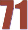 71 — изображение числа семьдесят один (картинка 3)