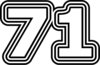 71 — изображение числа семьдесят один (картинка 7)