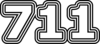 711 — изображение числа семьсот одиннадцать (картинка 7)