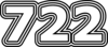722 — изображение числа семьсот двадцать два (картинка 7)