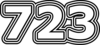 723 — изображение числа семьсот двадцать три (картинка 7)