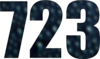 723 — изображение числа семьсот двадцать три (картинка 6)