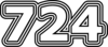 724 — изображение числа семьсот двадцать четыре (картинка 7)