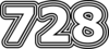 728 — изображение числа семьсот двадцать восемь (картинка 7)