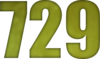 729 — изображение числа семьсот двадцать девять (картинка 6)
