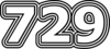 729 — изображение числа семьсот двадцать девять (картинка 7)