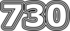 730 — изображение числа семьсот тридцать (картинка 7)
