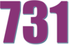 731 — изображение числа семьсот тридцать один (картинка 3)
