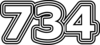 734 — изображение числа семьсот тридцать четыре (картинка 7)
