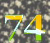74 — изображение числа семьдесят четыре (картинка 5)