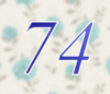 74 — изображение числа семьдесят четыре (картинка 4)