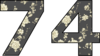 74 — изображение числа семьдесят четыре (картинка 2)