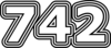 742 — изображение числа семьсот сорок два (картинка 7)
