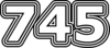 745 — изображение числа семьсот сорок пять (картинка 7)