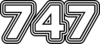 747 — изображение числа семьсот сорок семь (картинка 7)