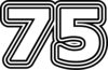 75 — изображение числа семьдесят пять (картинка 7)