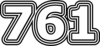 761 — изображение числа семьсот шестьдесят один (картинка 7)