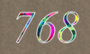 768 — изображение числа семьсот шестьдесят восемь (картинка 4)
