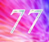 77 — изображение числа семьдесят семь (картинка 4)