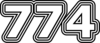 774 — изображение числа семьсот семьдесят четыре (картинка 7)