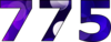 775 — изображение числа семьсот семьдесят пять (картинка 2)