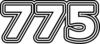 775 — изображение числа семьсот семьдесят пять (картинка 7)