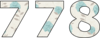 778 — изображение числа семьсот семьдесят восемь (картинка 2)