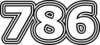786 — изображение числа семьсот восемьдесят шесть (картинка 7)
