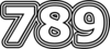 789 — изображение числа семьсот восемьдесят девять (картинка 7)