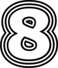 8 — изображение числа восемь (картинка 7)