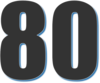 80 — изображение числа восемьдесят (картинка 3)