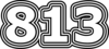 813 — изображение числа восемьсот тринадцать (картинка 7)