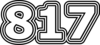817 — изображение числа восемьсот семнадцать (картинка 7)