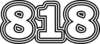 818 — изображение числа восемьсот восемнадцать (картинка 7)