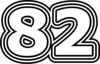 82 — изображение числа восемьдесят два (картинка 7)
