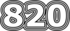 820 — изображение числа восемьсот двадцать (картинка 7)
