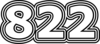 822 — изображение числа восемьсот двадцать два (картинка 7)