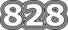 828 — изображение числа восемьсот двадцать восемь (картинка 7)