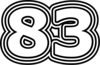 83 — изображение числа восемьдесят три (картинка 7)