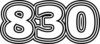 830 — изображение числа восемьсот тридцать (картинка 7)