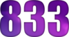833 — изображение числа восемьсот тридцать три (картинка 6)
