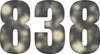 838 — изображение числа восемьсот тридцать восемь (картинка 6)