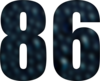 86 — изображение числа восемьдесят шесть (картинка 6)