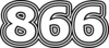 866 — изображение числа восемьсот шестьдесят шесть (картинка 7)